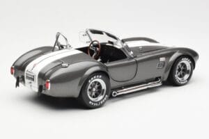 Ford Shelby Cobra 427 S/C Grey Metallic With White Stripes Kyosho 1:18 08045GRW Diecast - image 3 of 8