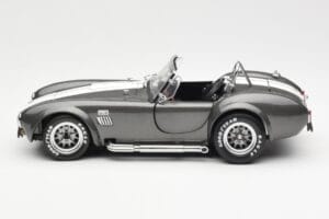 Ford Shelby Cobra 427 S/C Grey Metallic With White Stripes Kyosho 1:18 08045GRW Diecast - image 4 of 8