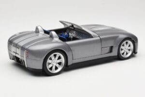 Shelby Cobra Cabriolet Grey Metallic Hot Wheels 1:18 G7220 Diecast - image 3 of 8