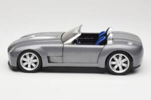 Shelby Cobra Cabriolet Grey Metallic Hot Wheels 1:18 G7220 Diecast - image 4 of 8