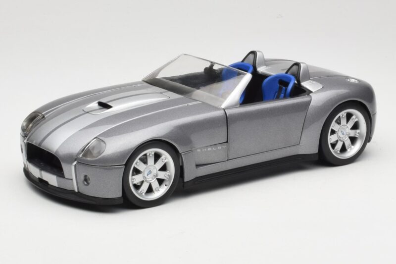 Shelby Cobra Cabriolet Grey Metallic Hot Wheels 1:18 Shelby Cobra Cabriolet Grey Metallic Hot Wheels 1:18 G7220 Diecast