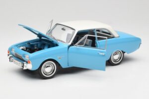 Ford Taunus 12M P1 Taunus Blue Revell 1:18 08880 Diecast - image 2 of 8