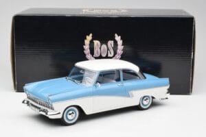 Ford Taunus 17M P2 Light Blue & White BoS Models 1:18 BOS019 Diecast - image 6 of 6