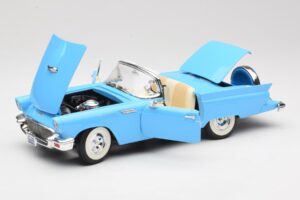 Ford Thunderbird Convertible Blue Road Signature 1:18 92358 Diecast - image 2 of 8