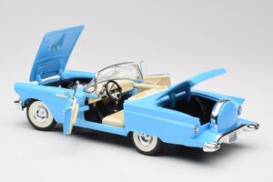 Ford Thunderbird Convertible Blue Road Signature 1:18 92358 Diecast - image 5 of 8