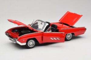 Ford Thunderbird Convertible Red Anson 1:18 30334 Diecast - image 2 of 8