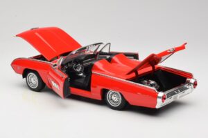 Ford Thunderbird Convertible Red Anson 1:18 30334 Diecast - image 5 of 8