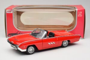 Ford Thunderbird Convertible Red Anson 1:18 30334 Diecast - image 8 of 8