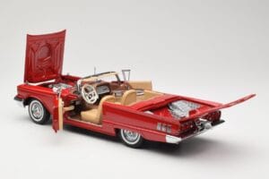 Ford Thunderbird Convertible Red Sun Star 1:18 4311 Diecast - image 5 of 8