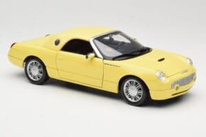 Ford Thunderbird Show Car Yellow Maisto 1:18 50336 Diecast - image 6 of 8