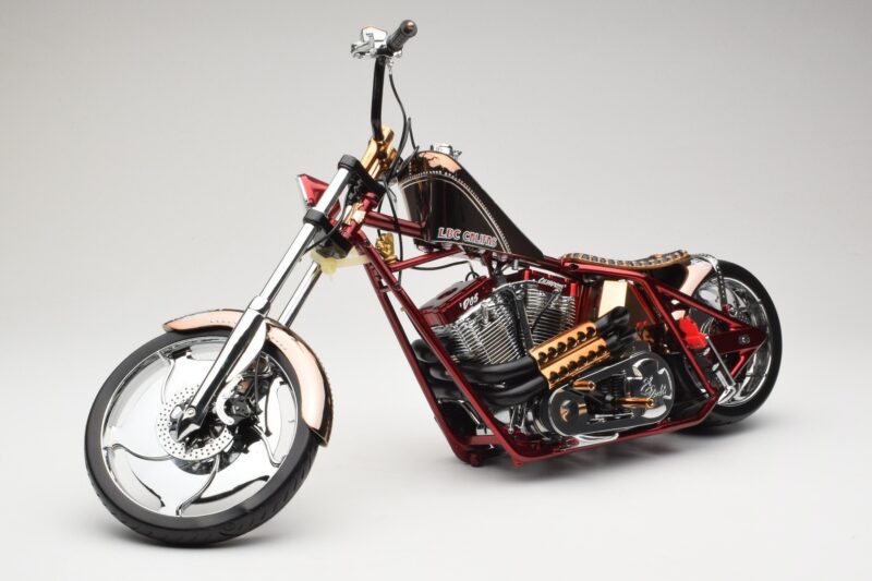 Harley-Davidson West Coast Choppers Diablo Soft Tail Gold Red Minichamps 1:5 Harley-Davidson West Coast Choppers Diablo Soft Tail Gold Red Minichamps 1:5 JJ04-05-03 Diecast