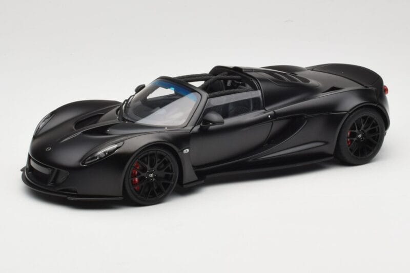 Hennessey Venom GT Carbon Black AUTOart 1:18 75401 Diecast