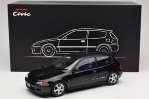 Honda Civic SiR II EG6 VTEC Black LCD 1:18 LCD18018-BL Diecast - image 9 of 9