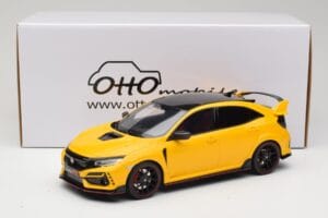 Honda Civic Type R FK8 Euro Spec Yellow Otto 1:18 OT1111 Resin - image 6 of 6