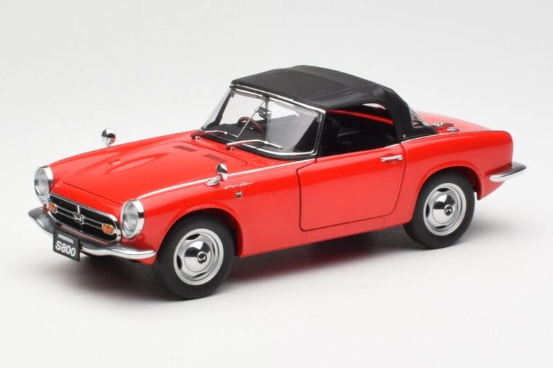Honda S800 Roadster Red AUTOart 1:18 73276 Diecast