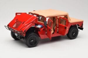 Hummer H1 Soft Top Red Exoto 1:18 01805 Diecast - image 2 of 8