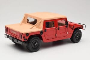 Hummer H1 Soft Top Red Exoto 1:18 01805 Diecast - image 3 of 8