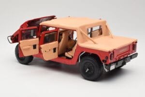 Hummer H1 Soft Top Red Exoto 1:18 01805 Diecast - image 5 of 8