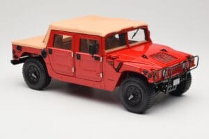 Hummer H1 Soft Top Red Exoto 1:18 01805 Diecast - image 6 of 8