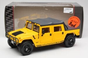 Hummer H1 Soft Top Yellow Maisto 1:18 56041 Diecast - image 8 of 8