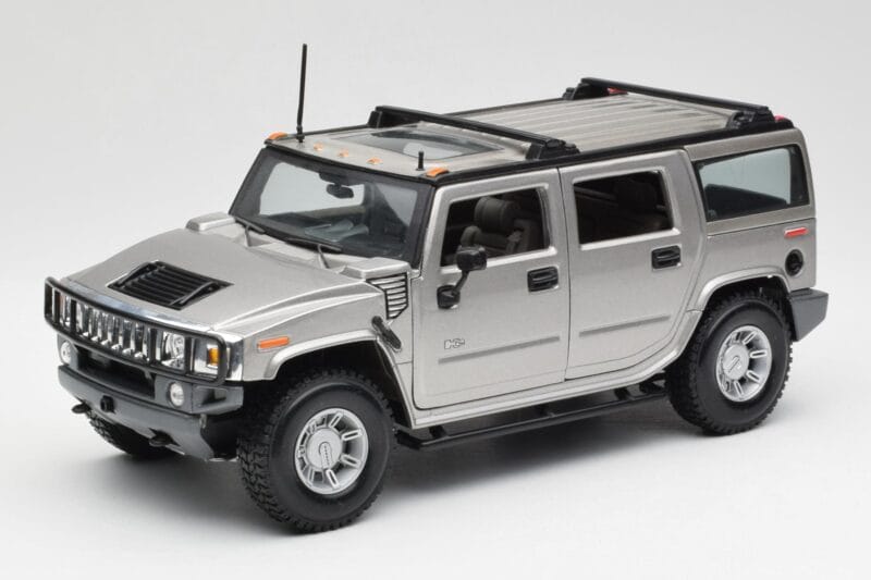 Hummer H2 Silver Maisto 1:18 7449569 Diecast