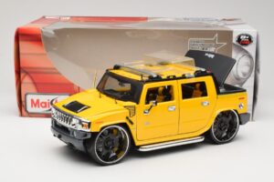 Hummer H2 SUT Concept Yellow Maisto 1:18 31067 Diecast - image 8 of 8