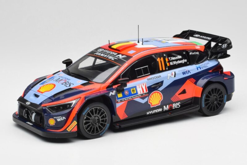 Hyundai i20 N Rally1 WRC #11 T. Neuville / M. Wydaeghe Central European Rally Winner 2023 IXO 1:18 Hyundai i20 N Rally1 WRC #11 T. Neuville / M. Wydaeghe Central European Rally Winner 2023 IXO 1:18 18RMC193 Diecast