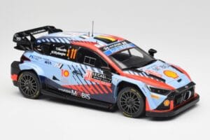 Hyundai i20 N Rally1 WRC #11 T. Neuville / M. Wydaeghe Rally Monte Carlo Winner 2024 IXO 1:18 18RMC194 Diecast - image 4 of 6
