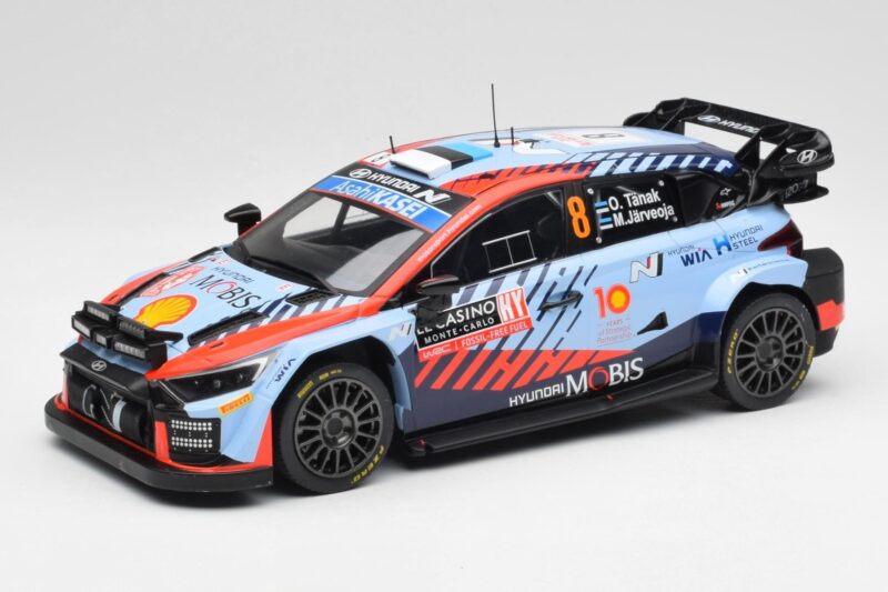 Hyundai i20 N Rally1 WRC #8 O. Tänak / M. Järveoja Rally Monte