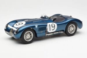 Jaguar C-Type #19 J. Stewart Ecurie Ecosse Goodwood Members Meeting 1954 CMC 1:18 M-192 Diecast