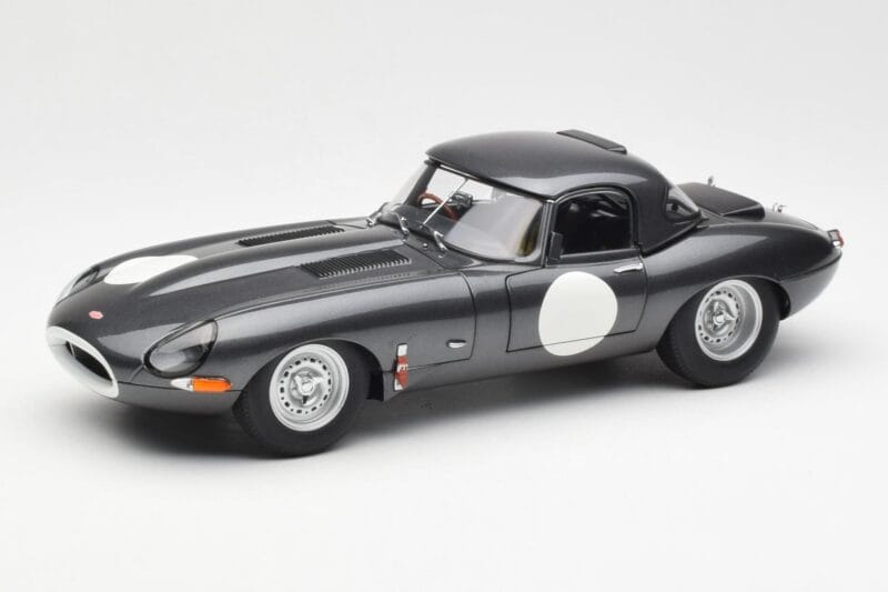 Jaguar E-Type Series 1 Coupe Lightweight Dark Grey AUTOart 1:18 73647 Diecast