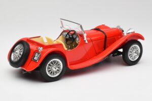 Jaguar SS 100 Red Bburago 1:18 3006-M1 Diecast - image 3 of 8