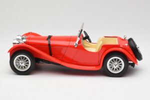 Jaguar SS 100 Red Bburago 1:18 3006-M1 Diecast - image 4 of 8
