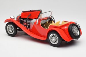 Jaguar SS 100 Red Bburago 1:18 3006-M1 Diecast - image 5 of 8