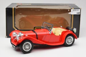 Jaguar SS 100 Red Bburago 1:18 3006-M1 Diecast - image 8 of 8