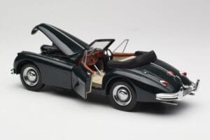Jaguar XK140 Drophead Coupe Black Sun Star 1:18 2802 Diecast - image 5 of 8