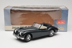 Jaguar XK140 Drophead Coupe Black Sun Star 1:18 2802 Diecast - image 8 of 8