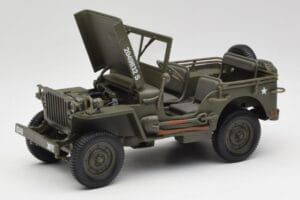 Jeep Willys Military Green Gate 1:18 1061 Diecast - image 2 of 8