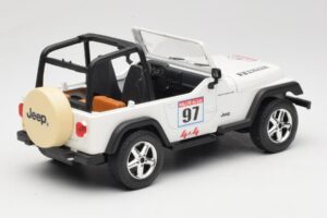 Jeep Wrangler Rallye #97 Beige Solido 1:18 9012 Diecast - image 2 of 6