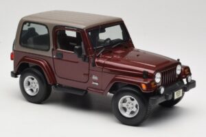 Jeep Wrangler TJ Sahara Red Maisto 1:18 31662 Diecast - image 6 of 8