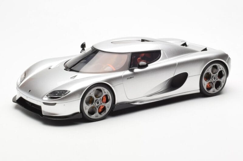 Koenigsegg CC850 Moon Silver GT Spirit 1:18 GT452 Resin
