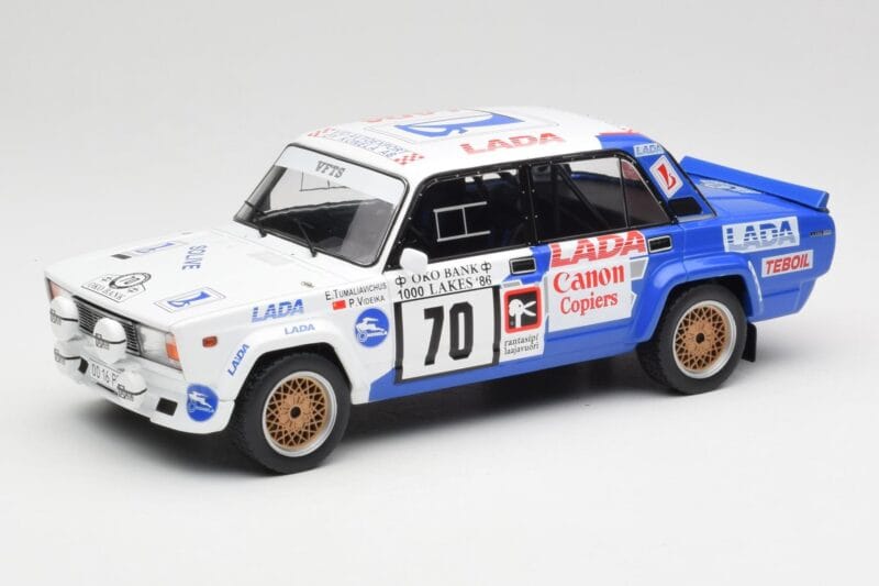 Lada 2105 VFTS #70 E. Tumalevicius 1000 Lakes Rally 1986 IXO 1:18 18RMC181A Diecast