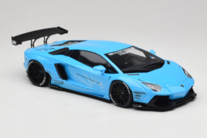 Lamborghini Aventador Liberty Walk Blue GT Spirit 1:18 GT073 Resin - image 4 of 6
