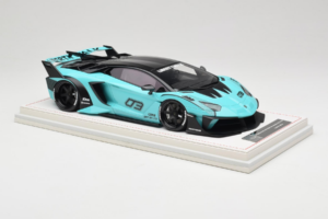 Lamborghini Aventador Liberty Walk LB-Silhouette WORKS GT Evo Mint Green IVY Merit 1:18 REMC001 Resin - image 4 of 7