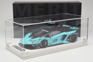 Lamborghini Aventador Liberty Walk LB-Silhouette WORKS GT Evo Mint Green IVY Merit 1:18 REMC001 Resin - image 7 of 7