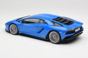 Lamborghini Aventador S LP740-4 Blue Nila AUTOart 1:18 79134 Diecast - image 7 of 8