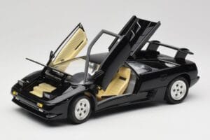 Lamborghini Diablo Black Mira 1:18 6107 Diecast - image 2 of 8