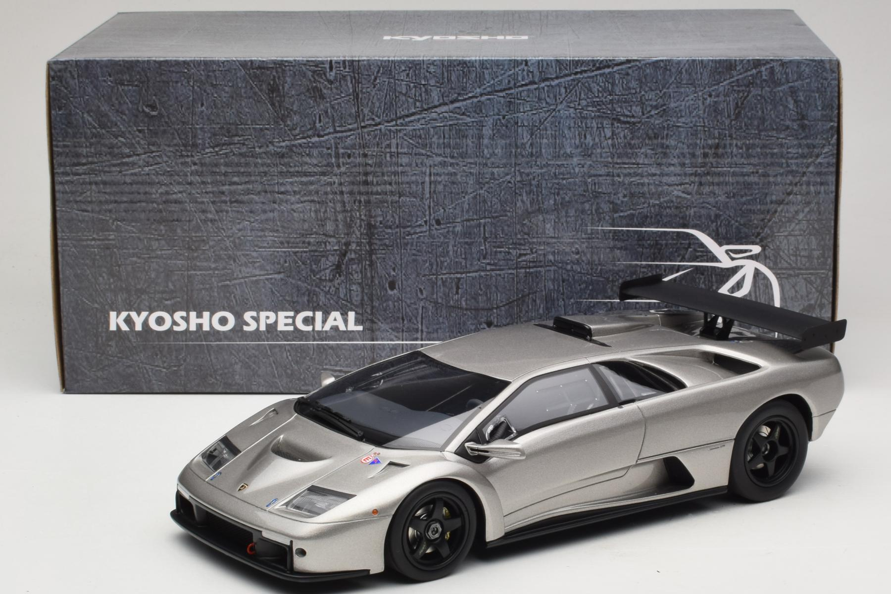 Lamborghini Diablo GT-R Silver Kyosho 1:18