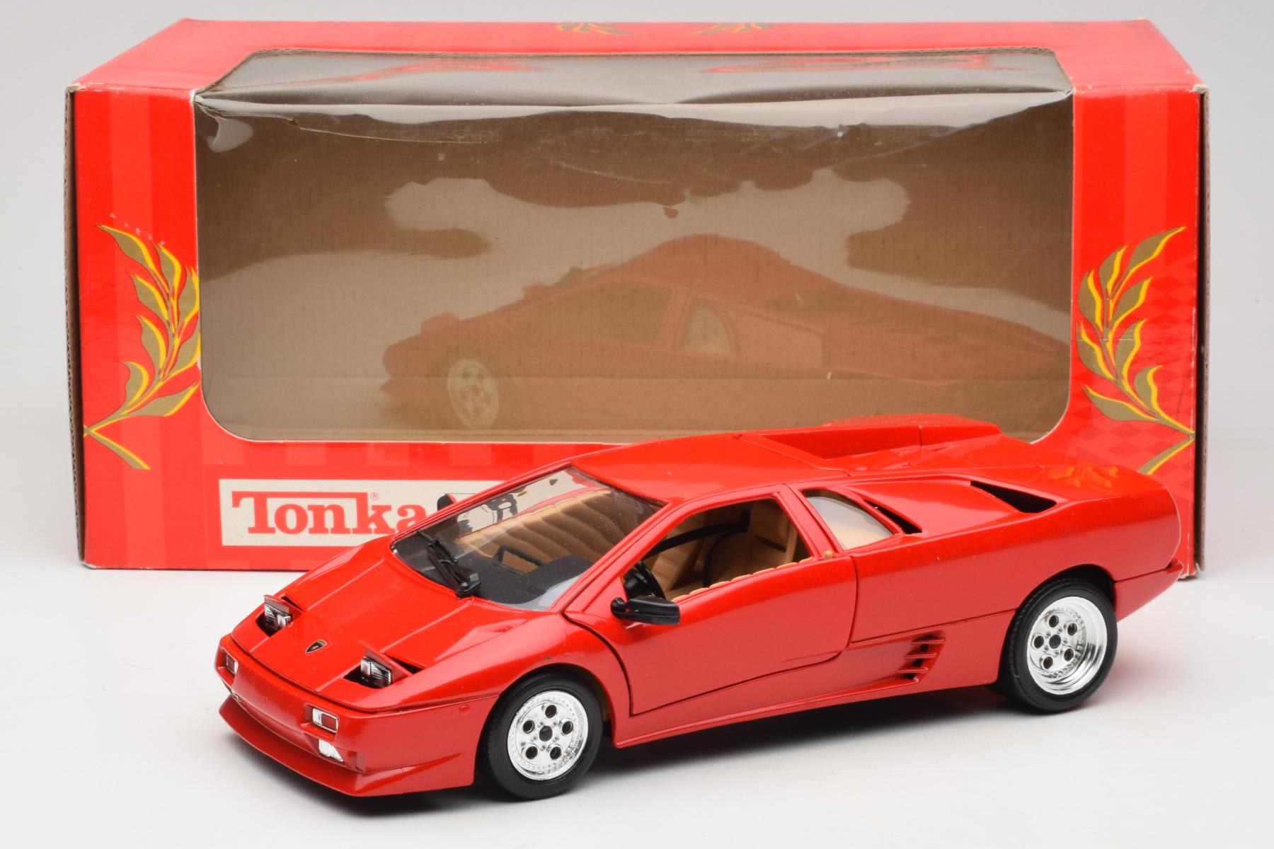 Tonka Lamborghini Diablo Red 1990 1:18 Diecast
