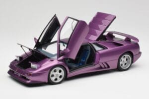 Lamborghini Diablo SE30 Anniversary Edition Metallic Purple AUTOart 1:18 79158 Diecast - image 2 of 8